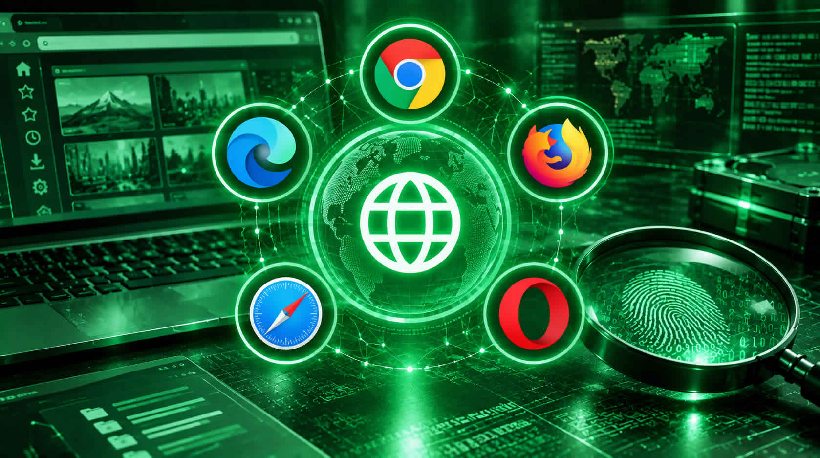 Sitios web — ¿Qué datos recopilan los navegadores?